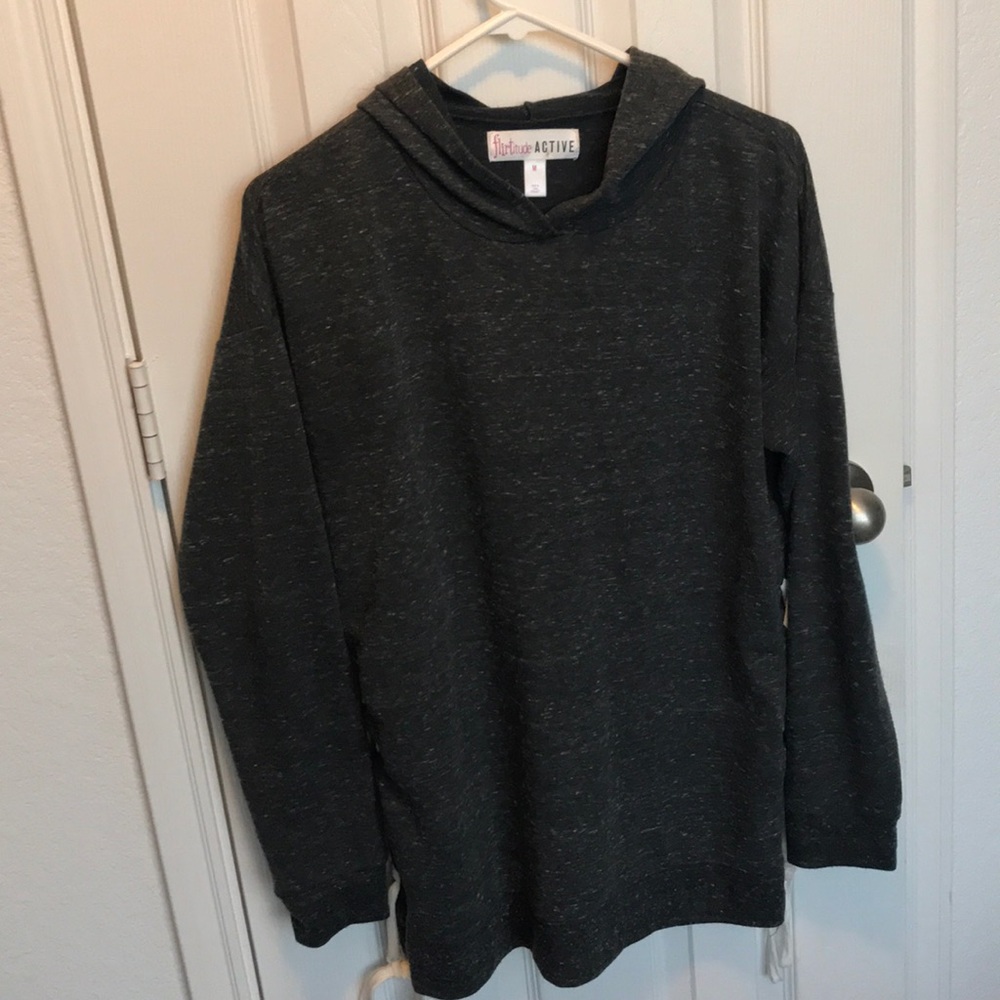 Gray dress sweater